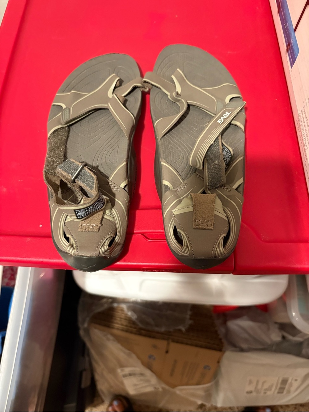 Teva Brown Outdoor Sandals (worn)